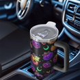thumbnail image 6 of Halloween Colorful Pumpkins with Leaves Tumbler with Handle and Lid,40oz Double Wall Vacuum Insulated Tumbler,Cups Gift for Women and Men, 6 of 7