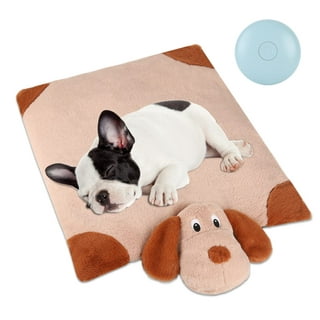Okamdert Dog Heartbeat Toy,Puppy Separation Anxiety Toy, Puppy Behavioral Training Aid for Dog Sleep Aid Plush, Pet Companion Smart Dog ToysBeige
