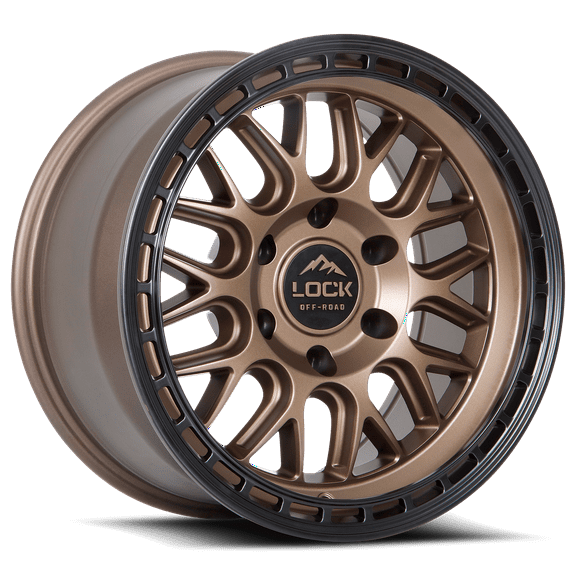 Lock Off-Road Onyx Matte Bronze with Matte Black Ring 9-17