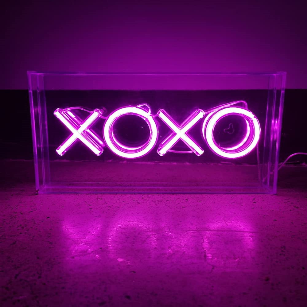 I Love The 80'S Purple Neon Sign Beer Bar Decor 14"x10" Light Lamp Bedroom Gift 