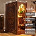 thumbnail image 2 of Kit de rincón para libros de bricolaje Lannso Church con luz LED para adultos SL6-A, 2 of 8