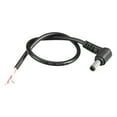 thumbnail image 1 of Uxcell DC Power 5.5mm x 2.5mm 4A 30cm Longitud, Conector de cable de ángulo recto de enchufe macho de barril 2 paquetes, 1 of 3