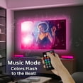 thumbnail image 5 of Monster 32-70” TVs HDTV Full Motion Wall Mount and 6 Piece LED Lighting Kit, 5 of 9