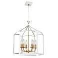 thumbnail image 1 of 6 Light Chandelier White Finish, 1 of 1