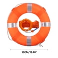 thumbnail image 7 of Coollooc Life Preserver Ring 20 in, Pool Life Ring, Foam Buoys for Boat, Rescue, Flotation Device for Boating, Pool & Outdoor Water Safety, Heavy-Duty Foam Buoy & Perimeter Line Lifeguard Kit(C), 7 of 7