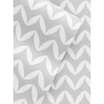 thumbnail image 6 of 4-Piece Gray Chevron Printed Bed Sheets Set for King Size Bedding by Comfort Canopy, 6 of 11