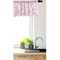 thumbnail image 3 of Ambesonne Unicorn Window Valance, Magic Horses Hearts Birds, 54" X 12", Pale Pink White, 3 of 3