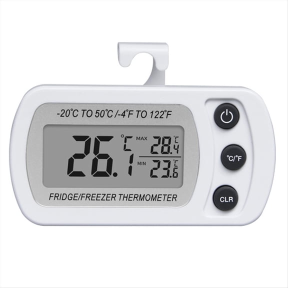 Digital Freezer Thermometer LCD Waterproof Refrigerator Thermometer Household Electronic Thermometer