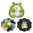 WINDLAND Award Winning Frog Plush Keychain Delightful Sound Effects and