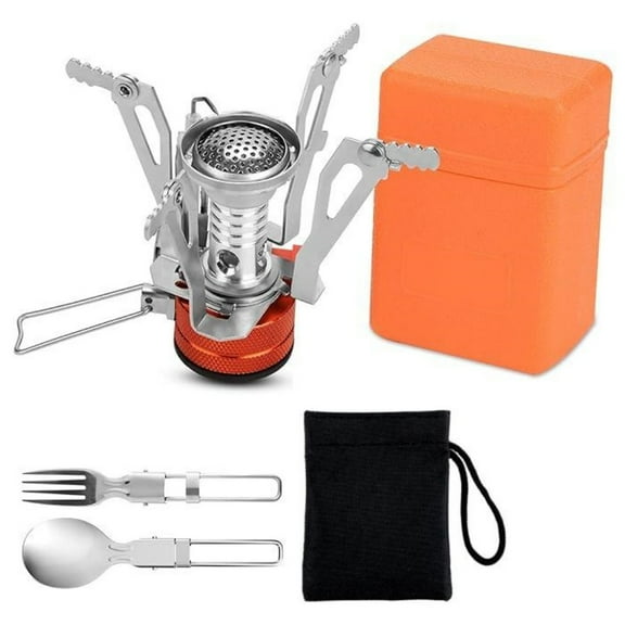 Ultralight Portable Backpacking Camping Stove Outdoor Camp Compact Wind Resist