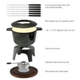 thumbnail image 4 of Swissmar Sierra 11 Piece Cast Iron Fondue Set, Metallic Black, 4 of 5