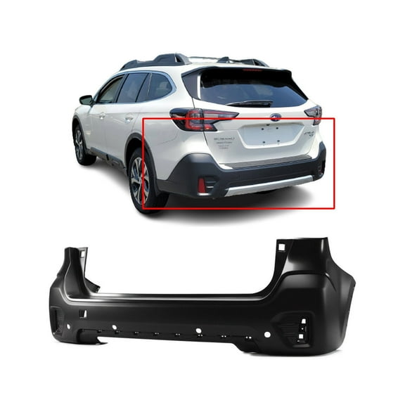 DCP Rear Bumper Cover For 2020-2022 Subaru Outback Primed SU1100198