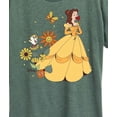 thumbnail image 3 of Disney Princess - Belle And Chip Flower Power -  Women's Short Sleeve Graphic T-Shirt, 3 of 5