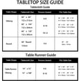 thumbnail image 6 of Round Outdoor Tablecloth with Umbrella Hole and Zipper, 60 Inch Yellow, Washable Waterproof Table Cloth Spill Proof Wrinkle Free Table Cover for Patio Spring Summer Picnic, 6 of 6