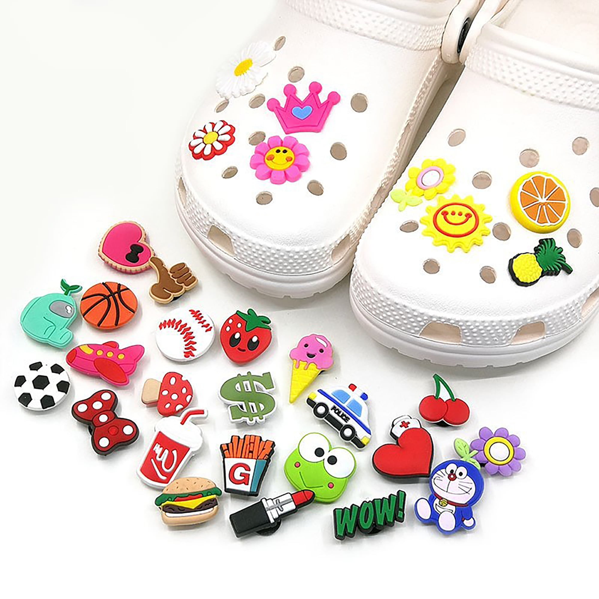 We1stdsee 30Pcs Spiderman Shoe Decoration Charms for Kids Girls Boys