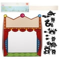 thumbnail image 1 of 1 juego de marionetas de sombras (DIY) con accesorios, juego de marionetas de sombras para niños, teatro de marionetas de sombras y juguetes para contar historias, 1 of 7