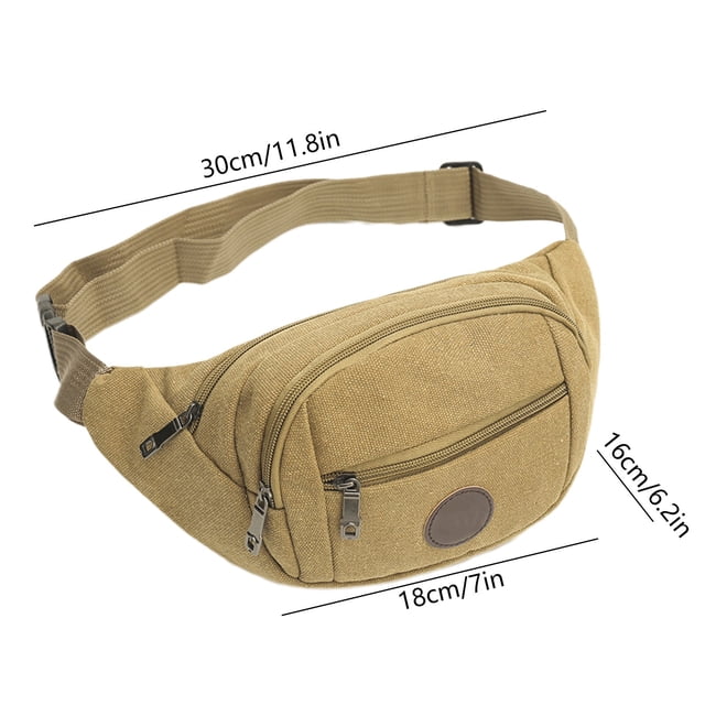 Sacs Bandoulière pour Femmes, Sac Bandoulière pour Hommes et Femmes pour Entraînement en Plein Air, Voyage, Course Décontractée, Randonnée, Cyclisme, Sac en Toile