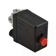 thumbnail image 3 of 175psi 4 Port Air Compressor Pressure Switch Manifold Regulator Aluminum Alloy Safety Pressure Valve All Black Bracket, 3 of 5