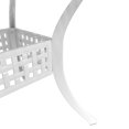 thumbnail image 3 of vidaXL 3 Piece Bistro Set White Cast Aluminium, 3 of 5
