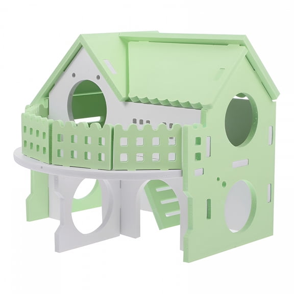 BESTSKY Guinea Pig Maze Small Pet Wooden Playset Hamster Toy Hut Hedgehog Hideaway Hideout