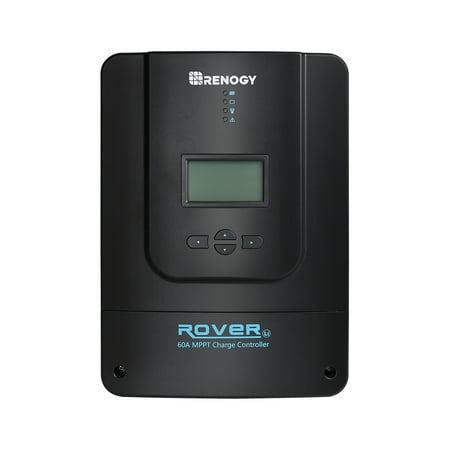 UPC: 0816360029977 | Renogy Rover 60 Amp 12V/24V/36V/48V DC Input MPPT Solar Charge Controller Auto Parameter Adjustable LCD Display Solar Panel Regulator
