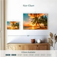 thumbnail image 4 of Elephant Stock Golden Barbados Beach Sunset Wall Art - Horizontal Canvas Wall Art - Lobby Wall Decor - Beach Canvas - Brown And Orange Decor - 12" x 8", 4 of 8