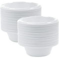 thumbnail image 3 of Party Dimensions Premium Heavy Weight Dessert Perfect White Excellent Small Plastic Disposable For Party Catering Supplies, 100 Pcs, 5 oz. Bowl, 3 of 5