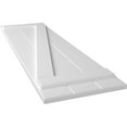 thumbnail image 6 of Ekena Millwork 16 1/8"W x 62"H True Fit PVC Three Board Joined Board-n-Batten Shutters w/Z-Bar, Unfinished (Per Pair - Hardware Not Included), 6 of 8