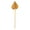Aspen Gold, variant on Vickerman Natural Botanicals 15.75 - 19.5" White wash Dried Palm Spear, 12 per bag.