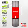 thumbnail image 3 of Allegro MUA50 Champion 6,000 Square Foot Home Central Vacuum System Super Quiet Power Unit, 3 of 5