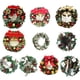 thumbnail image 5 of Moyic Guirnalda colgante de puerta de pared de Navidad de 30cm, decoración de moda, adorno de flores artificiales, accesorios de diseño de fiesta, Kits de decoración para fiestas lazo Moyic HA070521-06B, 5 of 6