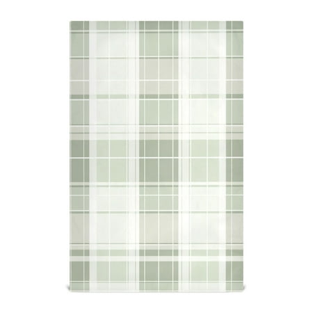 

Multi-Purpose Kitchen Towels 28x18 Inch Dishcloths with Hanging Loop Decorative and Practical Towels for Kitchen Dining White and Green Plaid