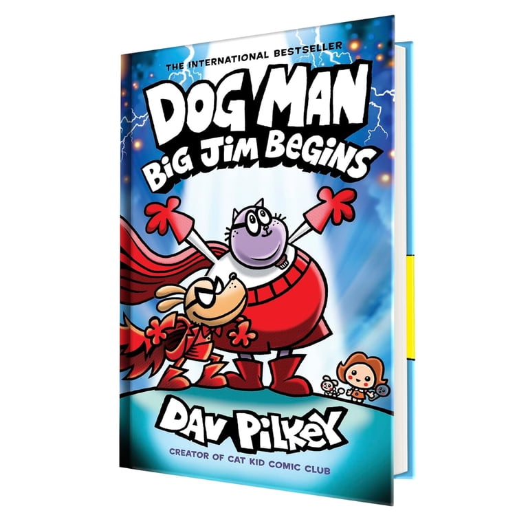 Dav Pilkey Dog Man Big Jim Begins Gift Set includes Hardcover Book