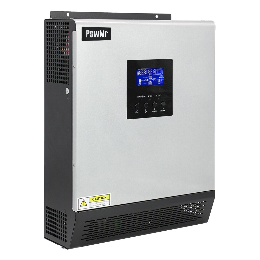 3KVA Hybrid Solar Inverter DC 24V to AC 110V Built-in 50A PWM Solar Controller