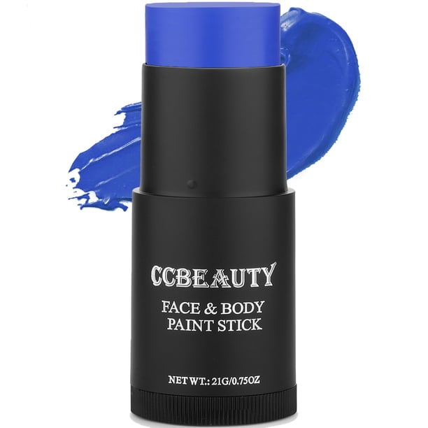 Barra de pintura facial y corporal CCBeauty Blue Cream Azul Oscuro Baseball