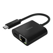 Belkin INC001BK-BL USB-C To Ethernet + Charge Adapter