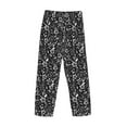 thumbnail image 3 of Lsque Daisies Flowers Print Men's Pajama Pants, Lounge Pant - Comfortable Home Wear,Elastic Waistband, Stylish Design-Small, 3 of 9