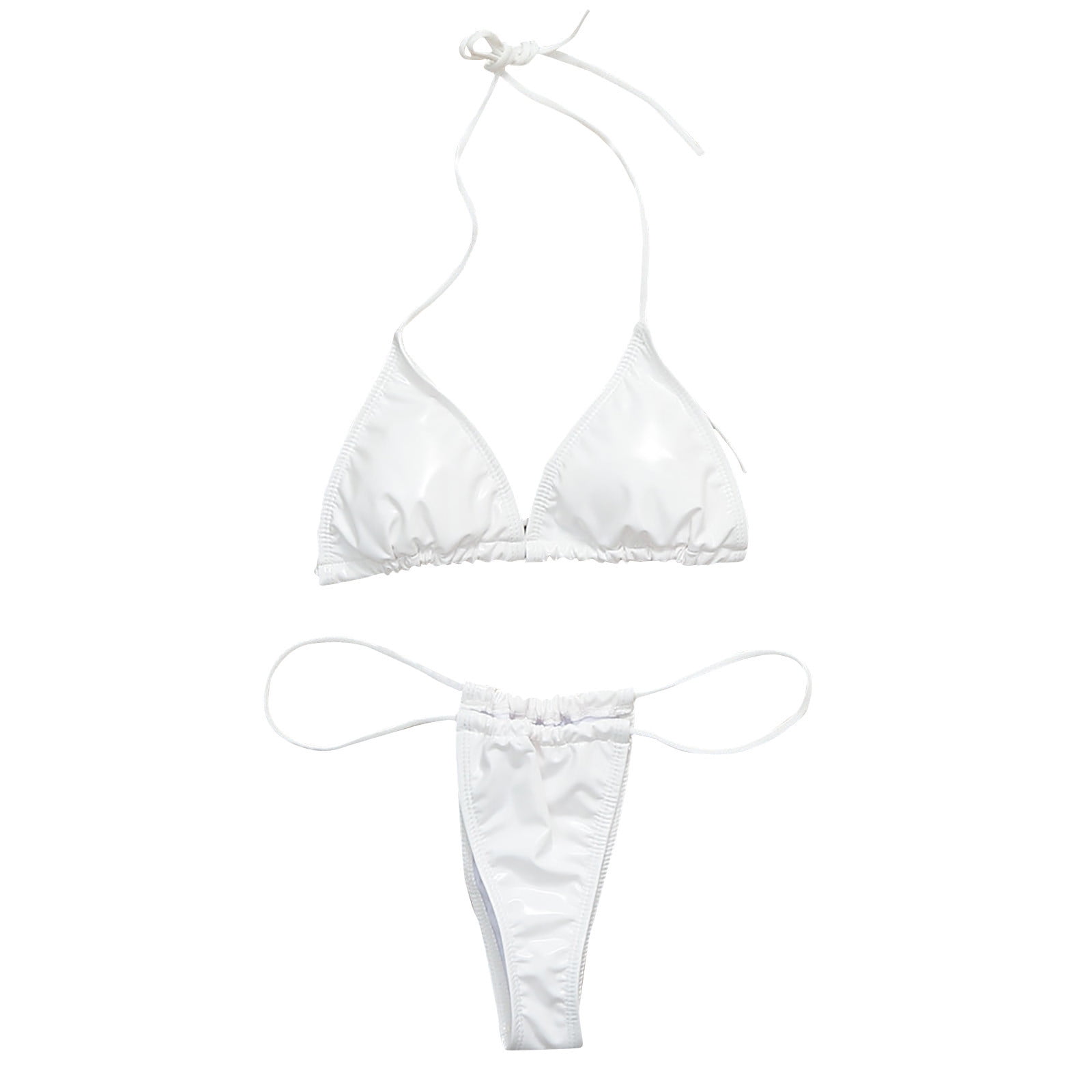 WREESH Womens Two Piece Swimsuit String Bikini Sets Mini Bkini