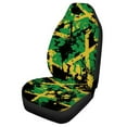 thumbnail image 5 of Jeiento Jamaica Flag Car Seat Cover for Front Seat1 Piece Breathable Front Seat Cover Protection Interior Accessories Universal Fit Most Cars, 5 of 6