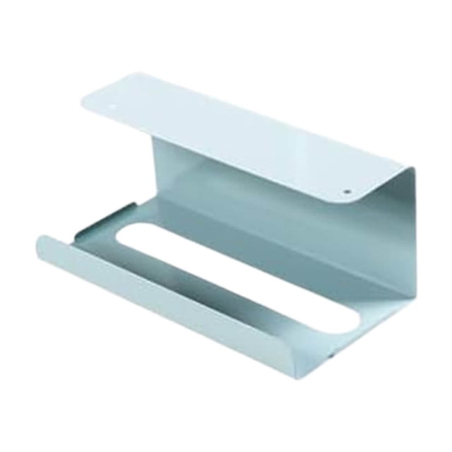 Industrial Rack Storage Unit for Cabinets and Wall Mounted Paper Towel Holder Dispenser Over Door Organization for Kitchen and Bathroom