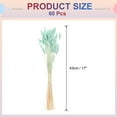 thumbnail image 2 of Uxcell 60pcs Natural Rabbit Bunny Tails Dried Flowers 17" Mini Pampas Grass Lagurus Ovatus Bunch for Floral Wedding Decor, Sky Blue, 2 of 6