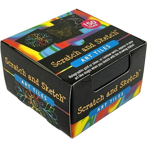 Studio Scratch & Sketch Art Tiles, (Hardcover)
