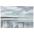 thumbnail image 4 of Cyan Sunrise by Nan Wrapped Canvas Painting Art Print, 4 of 4