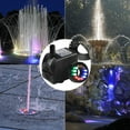 thumbnail image 4 of Submersible Water Pump with 12 LED 16W Lights for Fountain Pool Garden Pond Tank, 4 of 8