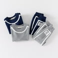 thumbnail image 4 of 2-10Y Toddler Kids Unisex Autumn Sweatshirt Set  2PCS Soft Pullover Cotton Sweatshirt Workout Sweatshirt Clothes, 4 of 8
