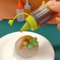 thumbnail image 5 of 8pcs Mini Condiment Squeeze Bottle Syrup/Ketchup/Sauce/Honey/Salad Dressing Container School Lunchbox Dispensers Dipping Containers for Work/School, 5 of 5
