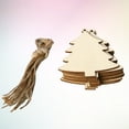 thumbnail image 5 of MRLESS 10 Wooden Christmas Ornaments DIY Crafts Home Decor, 5 of 6
