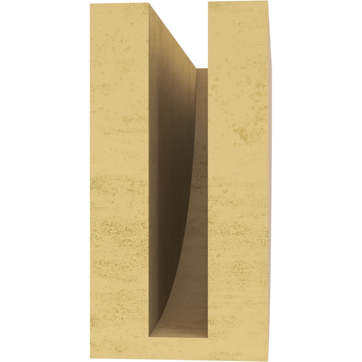 3"W x 9"D x 6"H Classic Durham Rough Cedar Woodgrain TimberThane Corbel, Primed Tan