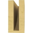 thumbnail image 4 of 3"W x 9"D x 6"H Classic Durham Rough Cedar Woodgrain TimberThane Corbel, Primed Tan, 4 of 6