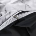 thumbnail image 4 of Maplenight Premium 3-Piece Full Bedding Set, Sheet Set, Cooling Bed Sheets for Hot Sleepers - Soft Polyester, Stylish Two-Sided Design, Machine Washable - Perfect Gift for Home Decor Gray, 4 of 6